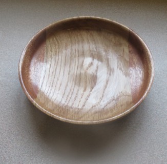 This oak and sapele bowl won a commended certificate for Nick Adamek